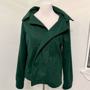 O'Neill Forest Green Pea Coat, XL